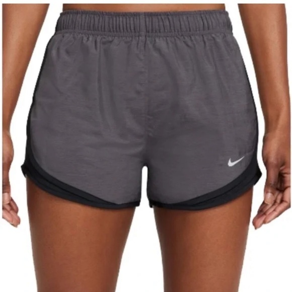 NIKE Dark Grey & Black Tempo Shorts - Picture 1 of 6